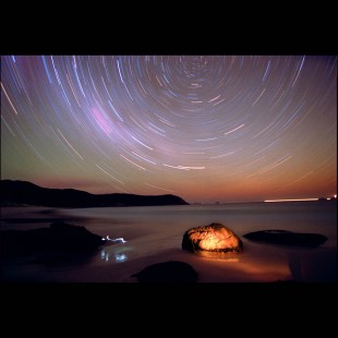 Star Trail Photo at Wilsons Promontory